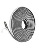 6M Draught Excluder Brush Pile Seal Film Door Window Self Adhesive Sealing Strip - Grey
