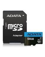ADATA 64GB Premier Micro SDXC Card with SD Adapter