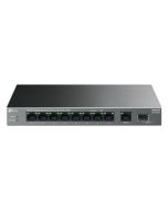 TP-LINK LS1210GP 10-Port Gigabit Desktop LiteWave Switch with 8-Port PoE+
