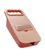 Vegetable Slicer with Container Plastic Kitchen Food 5 in 1 Mandoline Slicer Cutter - Random Colour